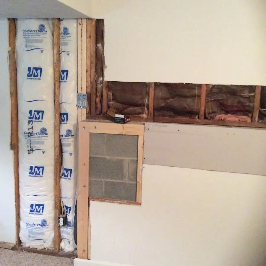 Wall insulation replacement during Structural Drying in Edgewood
